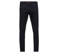Black Denim Jeans Hose "MELVIN" Slim Fit Cotton-Stretch 33W/30L