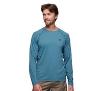 Black Diamond Alpenglow Langarm-Pullover für Herren, Cr lue, Medium