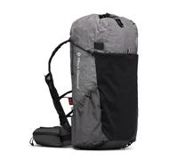 BLACK DIAMOND Beta Light 45 Rucksack | Ultraleichter 45L Roll-Top Pack | Wasserdichtes, minimalistisches Design für alpine Abenteuer, Storm Gray, Medium