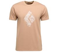 BLACK DIAMOND Engineered Diamond Ss Tee - Herren - Beige - Größe S- Modell 2025