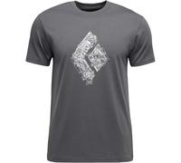 BLACK DIAMOND Engineered Diamond Ss Tee - Herren - Grau - Größe M- Modell 2027
