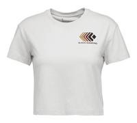 Black Diamond Damen Faded Crop T-Shirt (Größe L, weiss)