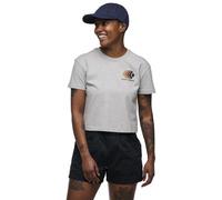 Black Diamond Faded Crop SS - T-Shirt - Damen L Grey