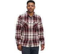 Black Diamond Men's Project Heavy Flannel Burgundy-Off White Plaid L