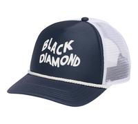 Black Diamond Flat Bill Trucker Kappe One Size Charcoal / White Wavy