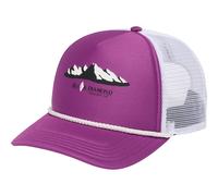 Black Diamond Flat Bill Trucker Kappe Purple / White Mountainscape One Size (723049-9072-ALL)