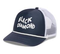 Black Diamond Flat Bill Trucker Kappe Charcoal / White Wavy One Size (723049-9262-ALL)