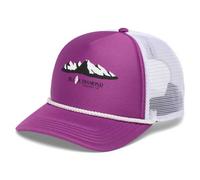 Black Diamond Flat Bill Trucker Kappe Purple / White Mountainscape One Size (723049-9072-ALL)