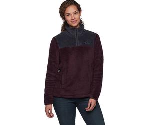 Black Diamond Fleecepullover "Roadie QZ" in Bordeaux - Größe XL | Damenjacken