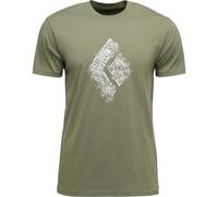 Black Diamond Herren Engineered Diamond T-Shirt (Größe L, gruen)