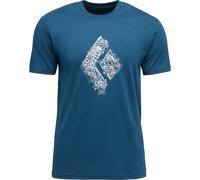Black Diamond Herren Engineered Diamond T-Shirt (Größe S, blau)