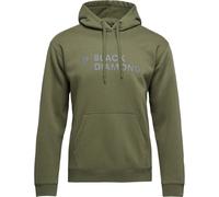 Black Diamond Mini Stacked Hoodie waldgrün - S