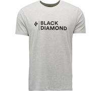 Black Diamond - Mini Stacked S/S Tee - T-Shirt, Gr. L, grau (NickelHeather)