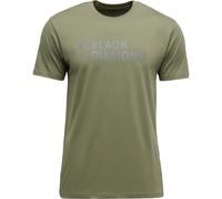 Black Diamond Herren Mini Stacked T-Shirt (Größe XL, gruen)