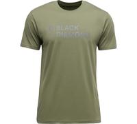 Black Diamond Mini Stacked Kurzarm-t-shirt L Tundra
