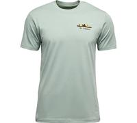 Black Diamond Mountainscape T-Shirt blau Agave - L