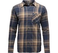 Black Diamond Men's Project Flannel Shirt Charcoal-Walnut Plaid S