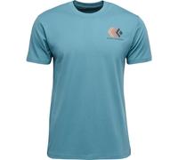 Black Diamond Faded T-Shirt himmelblau - S