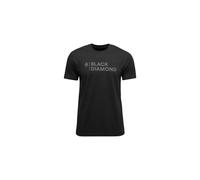 Black Diamond M Mini Stacked SS Tee black (0002) SML