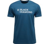 Black Diamond Mini Stacked Kurzarm-t-shirt M Indigo