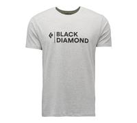 Black Diamond M MINI STACKED SS TEE Nickel Heather S