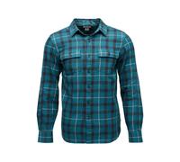 Black Diamond M PROJECT TWILL LS SHIRT Creek Blue-Charcoal M