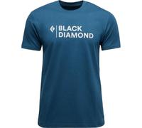 Black Diamond Men's Mini Stacked Short Sleeve Tee Indigo L