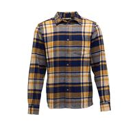 Black Diamond Men's Project Flannel Shirt Indigo-Gold Plaid S