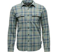 Black Diamond Men's Project Twill Long Sleeve Shirt Laurel Green-Charcoal S