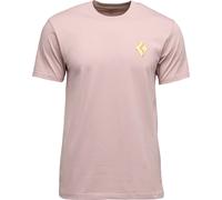 Black Diamond Men's Shredded Short Sleeve Tee Pale Mauve M