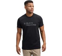 Black Diamond Mini Stacked Herren T-Shirts schwarz Größe L Lifestyle Hautfreundlich