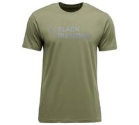Black Diamond M MINI STACKED SS TEE Tundra L