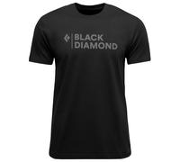 Black Diamond Mini Stacked Kurzarm-t-shirt M Black