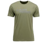 Black Diamond - Mini Stacked S/S Tee - T-Shirt, Gr. XS, oliv (Tundra)