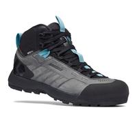 Black Diamond Mission Leather Mid WP (Steel Grey costal Blue) Women's Approach Shoe 41 (9.5 US)