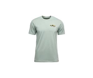 black diamond mounatinscape t shirt grun herren M
