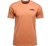 Black Diamond T-Shirt Mountainscape Orange Größe S