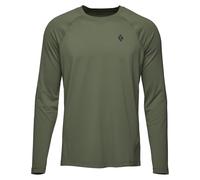 Black Diamond - T-Shirt mit Lichtschutzfaktor - M Alpenglow LS Crew Tundra für Herren - Größe M - Khaki Khaki M