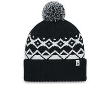 Black Diamond Tom Pom Mütze One Size Black / White