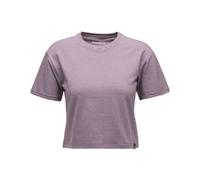 Black Diamond W BD Stripe Crop SS Tee fig-soft lilac (9691) XLG