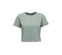 Black Diamond W BD Stripe Crop SS Tee foam green-laurel green (9452) XL