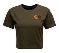 Black Diamond - Women's Faded Crop S/S Tee - T-Shirt, Gr. XS, oliv (DarkMoss)