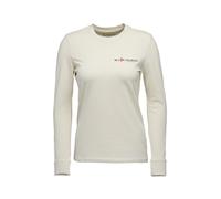 Heritage Wordmark Ls Tee Damen - Black Diamond 1024-Off White M