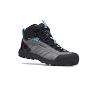Black Diamond Women's Misson Leather Mid WP Steel Grey/Costal Blue Steel Grey-Costal Blue 38