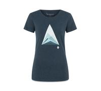 Black Diamond W Mountain Transparency SS Tee eclipse heather (5009) XS