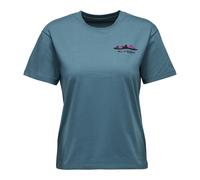 Black Diamond W MOUNTAINSCAPE SS TEE Creek Blue S