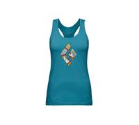 Black Diamond W Rainbow Diamond Tank cerulean blue (4055) L