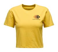 Black Diamond - Women's Faded Crop S/S Tee - T-Shirt, Gr. S, gelb (SoftOchre)