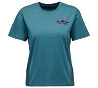 Black Diamond - Women's Mountainscape S/S Tee - T-Shirt, Gr. L, türkis (CreekBlue)