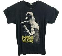 Black Enrique Iglesias 2012 Tour Concert T-Shirt - Tultex - Retro - Adult Mens T-Shirt Graphic Unisex Tee Shirt Black L